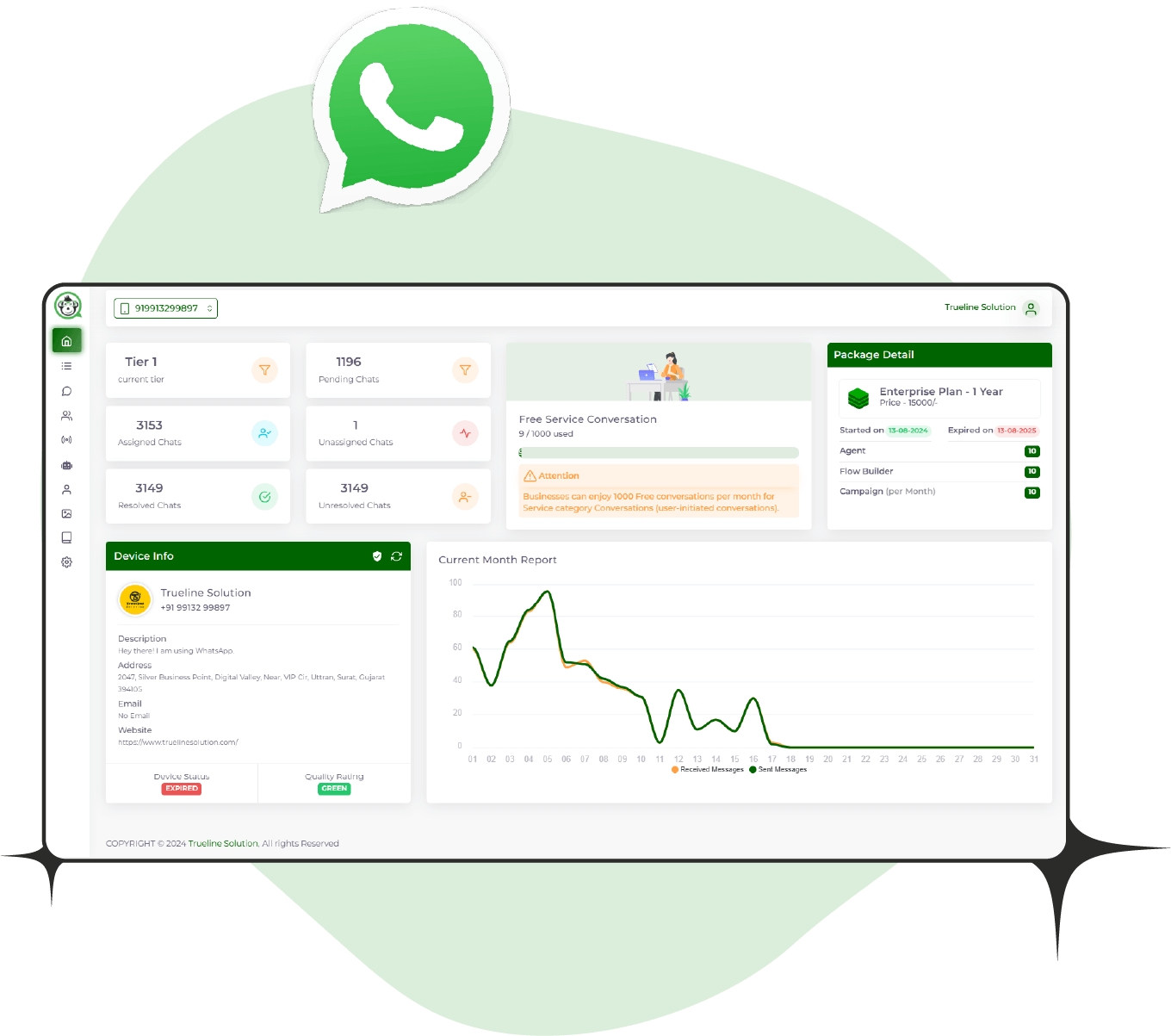 Beelio automation interface in action